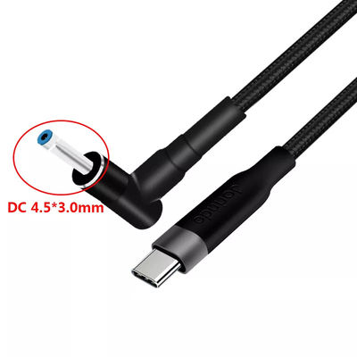 100W DC 4.5x3.0mm USB Type C PD DC 4530 Male Converter voor HP Notebook Charge