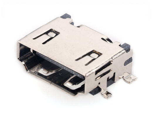 Horizontale HDMI-het Type van de Contactdoos Vrouwelijke SMT van PCB A Schakelaar 10000 Cycli