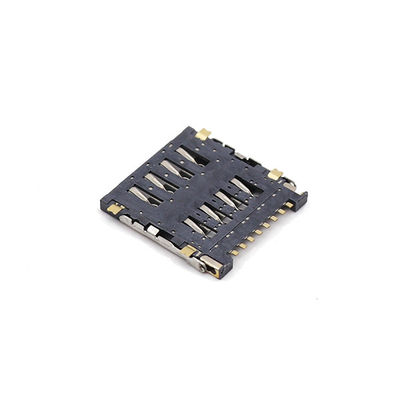 8P het micro- Type van SIM Kaart Stopcontact Connector Flip Houder