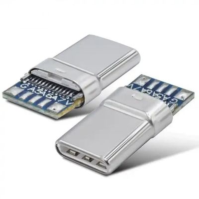 PD 3.0 USB 3.1 Type C Mannelijke connector 5 pin soldeer voor DIY USB C kabel