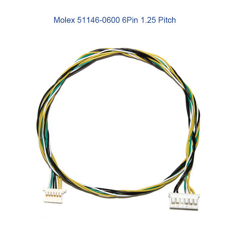 Elektrische de Draaduitrusting MOLEX 51146 1.25mm van 5P 6P met de Huisvestingshouder van A1254 SMD