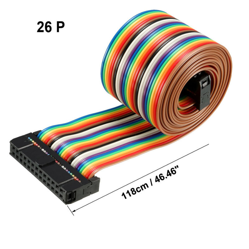 24AWG AWM 2651 het Lintkabels 26 Speld 2.54mm van FFC IDC Vlakke Hoogte Flexibele PCB