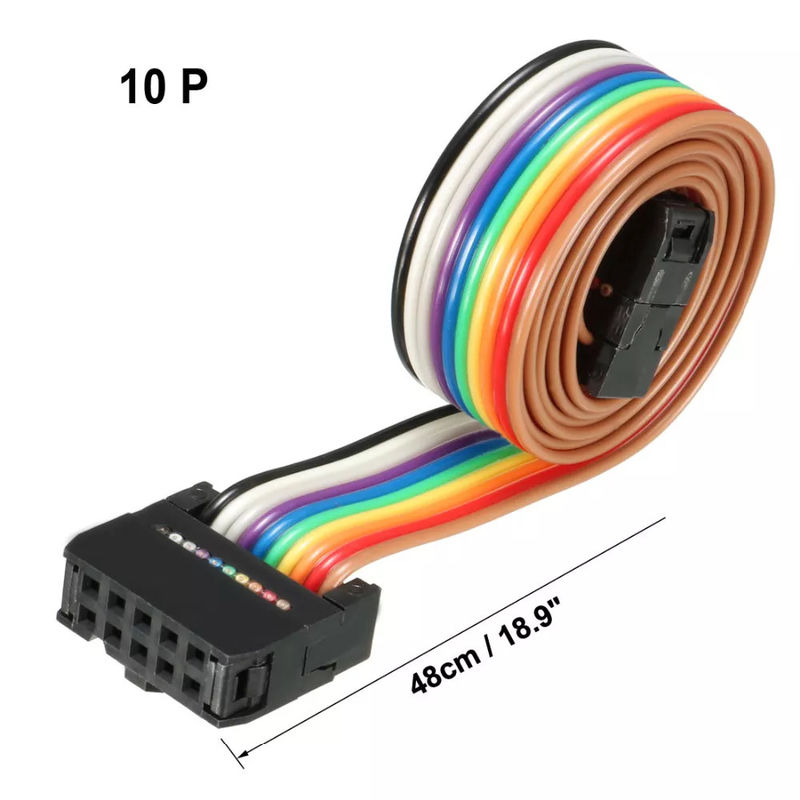 24AWG AWM 2651 het Lintkabels 26 Speld 2.54mm van FFC IDC Vlakke Hoogte Flexibele PCB