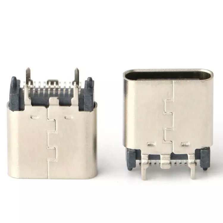 USB 3.1 Female 24-pins USB C-type connector Verticale patch Hoge snelheid