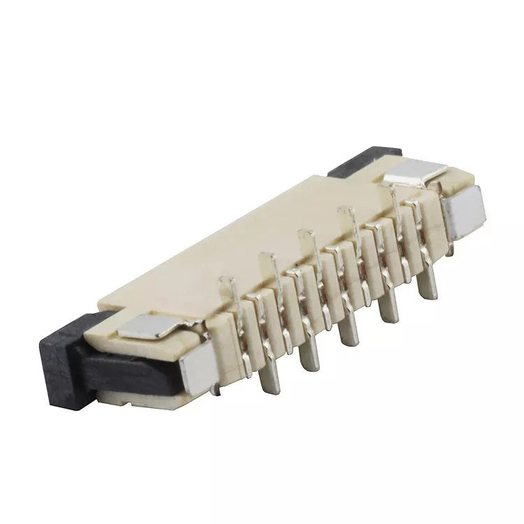 28Pin 1.0mm Pitch SMT Type Verticale ZIF FPC Connector Draad aan boord
