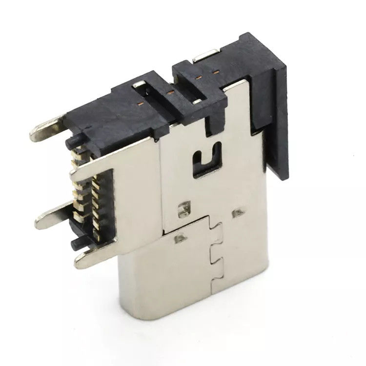 Rechtopstaande zijde USB 3.1 Type C-connectoren Vrouwelijke aansluiting 16-pins