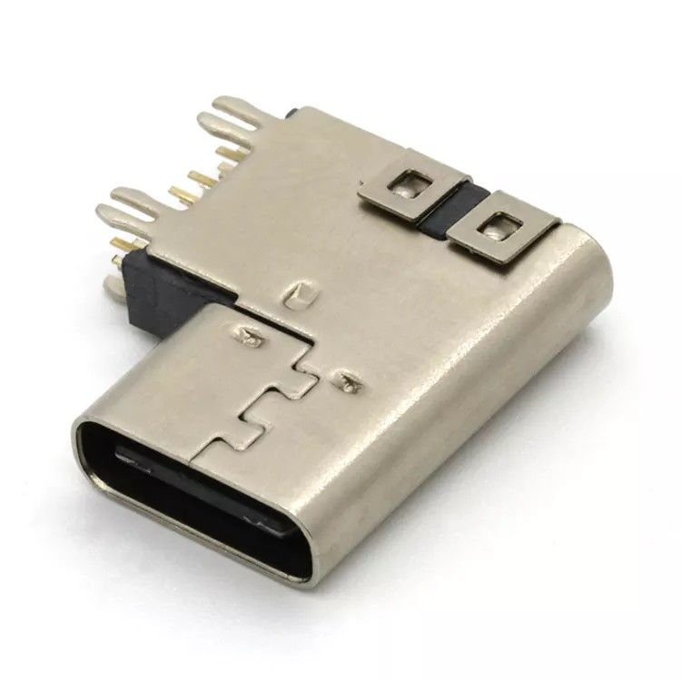Side Insert 14Pin Female Socket Oplaadpoort 3.1 USB C PCB-connector SMT-aansluiting