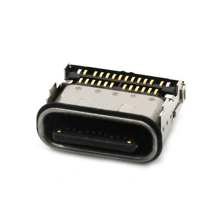 IP68 24Pin waterdicht USB Type C Vrouwelijke stopcontact 2 rijen SMT-connector