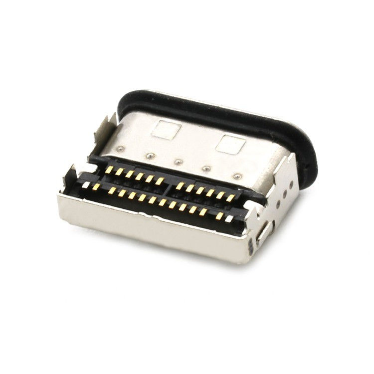 IP68 24Pin waterdicht USB Type C Vrouwelijke stopcontact 2 rijen SMT-connector