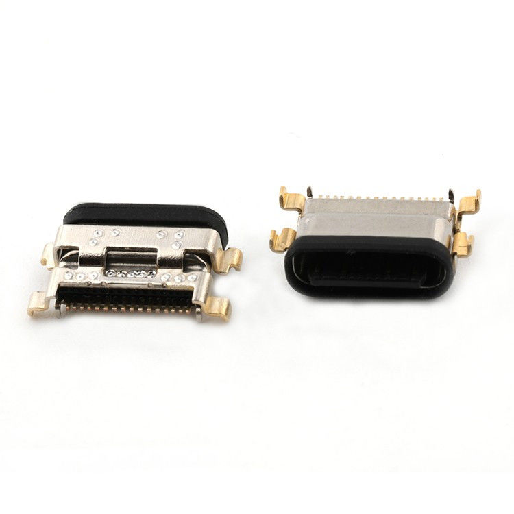 Zinken 1.13mm 16Pin IPX8 Waterdicht USB Type C Vrouwelijke Socket Connector