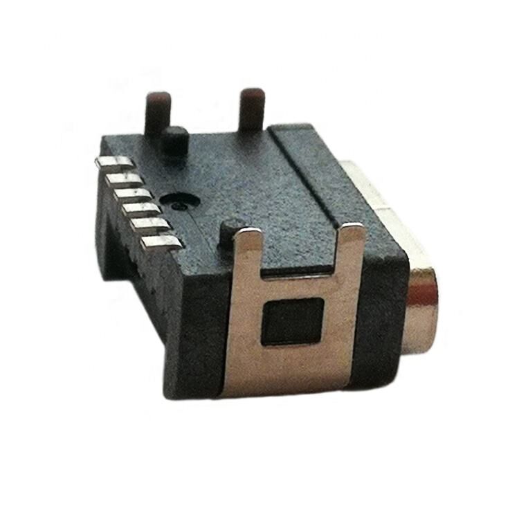 IP67 Waterdichte USB-connector 6-pins horizontale USB Type C vrouwelijke connector voor opbouwmontage