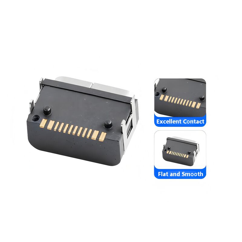 Type C 16 pin vrouwelijke aansluiting Horizontale SMT-montage waterdichte USB-aansluiting 5A 20V