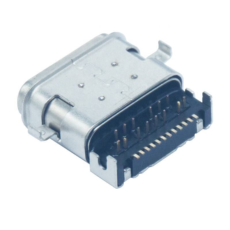 24-pins 3.1 Waterdichte IPX7 USB C Connector voor Smart Wear PCB Charger Connector Soldeer Type c