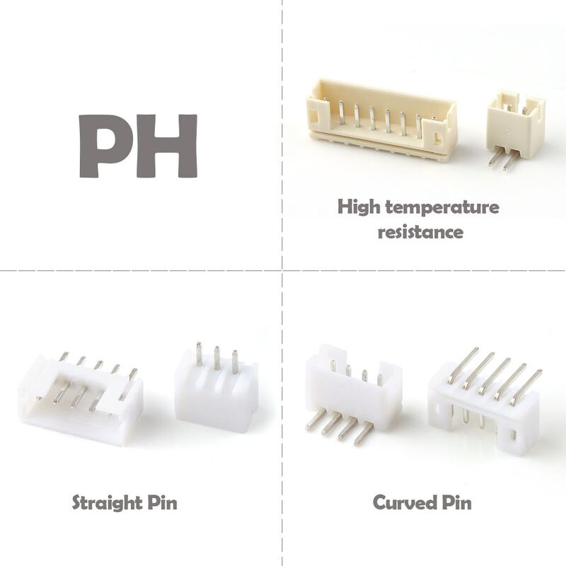 Draad-naar-printplaat connector wafer Molex 1,5 2,0 mm pitch ZH PH HY LCP 2,5 mm wafer-connector