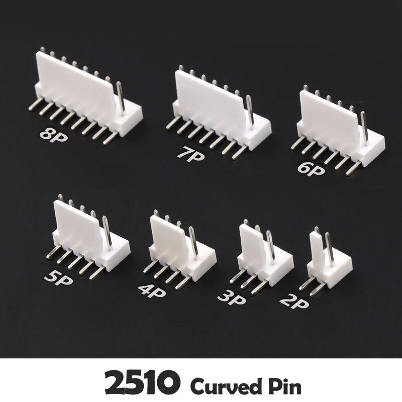 2.54 Draad-naar-printplaat Wafer Connector LCP Verticaal 90 Graden JST 2.5mm SMT PCB Connector