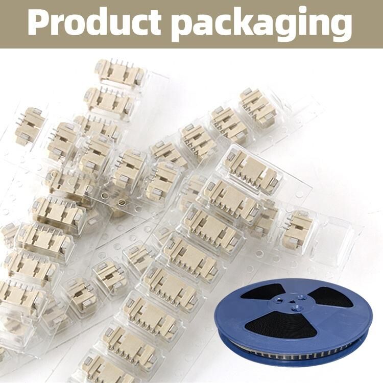 Draad naar bord SMD Connector PH 2.0mm 6pins SMT Verticale Wafer Connector met deksel