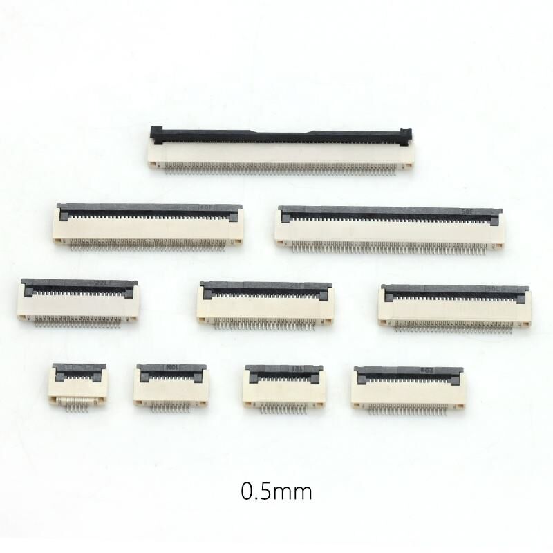 FPC-aansluiting Horizontaal flip-lock ZIF-type H2.0mm 4-60pin 0.5mm Pitch FPC/FFC-aansluitingen
