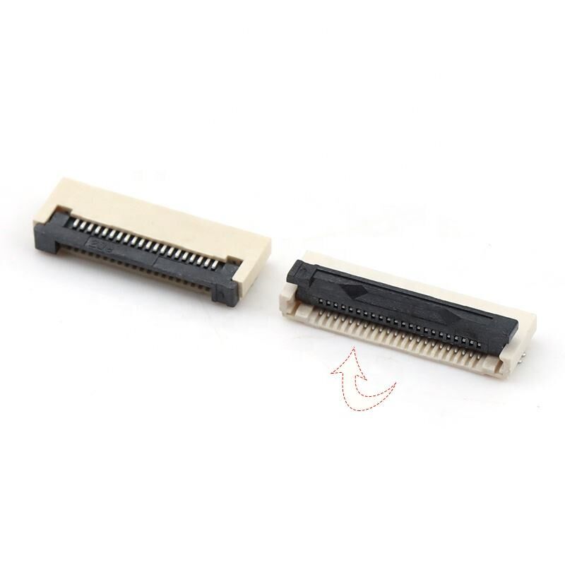 FPC-aansluiting Horizontaal flip-lock ZIF-type H2.0mm 4-60pin 0.5mm Pitch FPC/FFC-aansluitingen