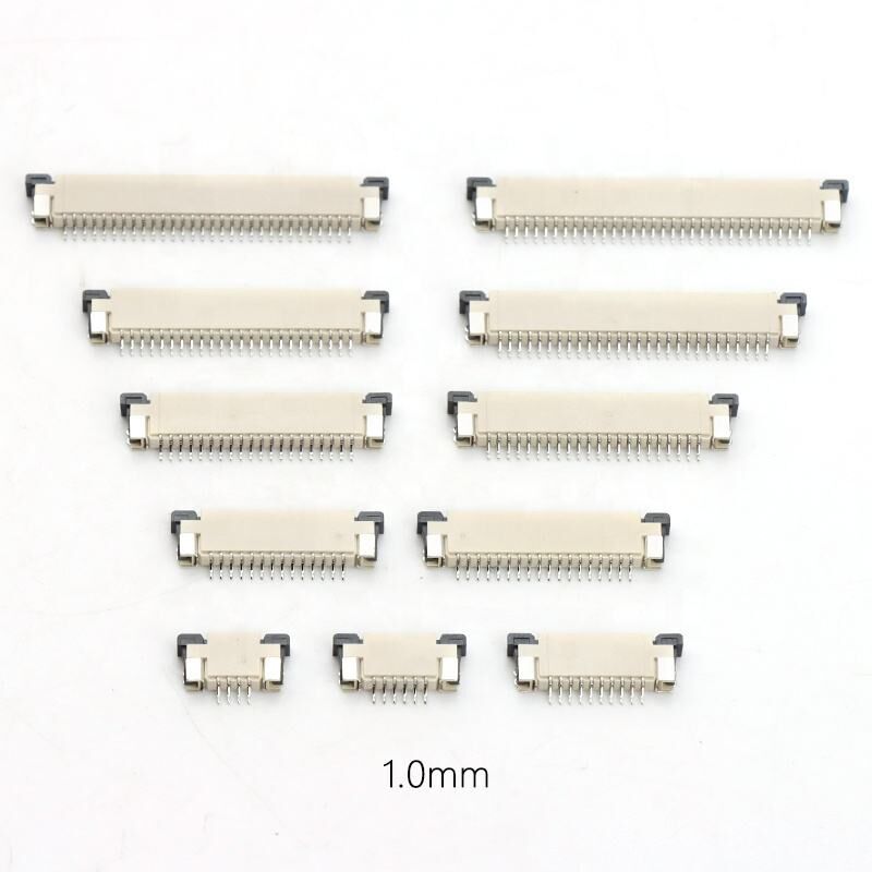 1,0 mm FPC-connector 4-40 pins Horizontaal SMT Type Bovenste Top Contact 1,0 FPC-connector