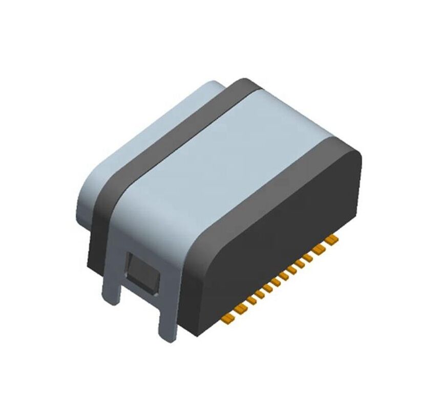 16 pin USB Vrouwelijke connector Waterdicht Type-c Socket SMT IPX7