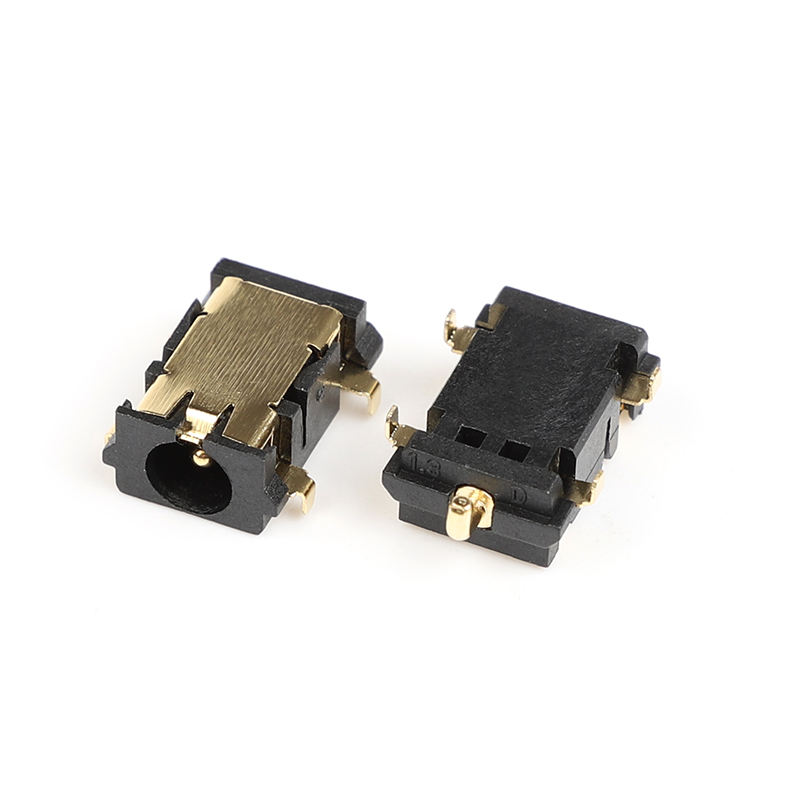 5 PIN DC-058-1.3mm DIP Messing Contact Nylon Housing DC Power Adapter Plug Vrouwelijke Jack