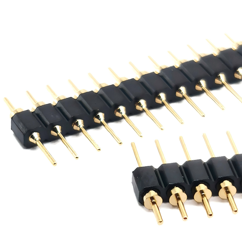 2.54mm Zwitserse machine afgeronde vrouwelijke header 4pin 16pin 20pin 32pin 40pin Ronde Pin Strip Dubbele Enkele Rij Connector Plug Socket