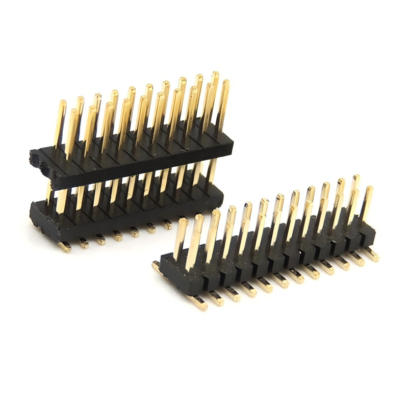 Press Fit Dual 6 8 20 Pin 2*14 2*3 5 Vrouwelijke 1mm 1.27mm 2mm 2.54mm Pitch Angle SMD/SMT Header Long Pin Header Mannelijke connector
