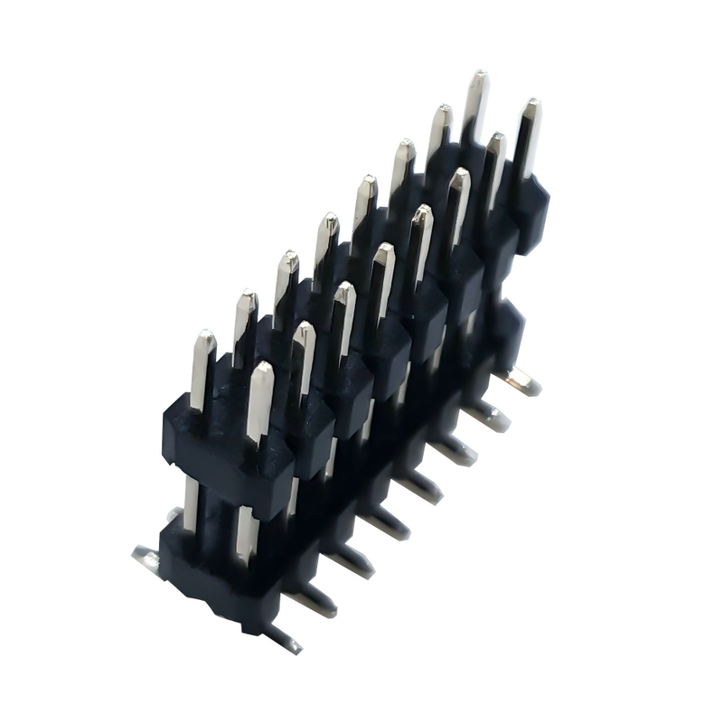 2.54mm Pitch Dubbele Rij Pin Header Mannelijke Connector SMT Type