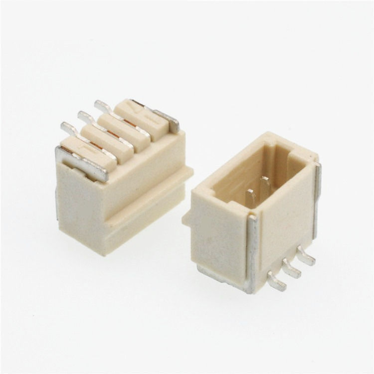 1.0mm Wafer Socket Horizontaal Verticale Gesp Patch Pin Houder Hoge Temperatuur Bestendig Fosfor Brons Connector
