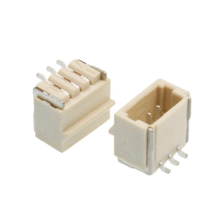 1.0mm Wafer Socket Horizontaal Verticale Gesp Patch Pin Houder Hoge Temperatuur Bestendig Fosfor Brons Connector