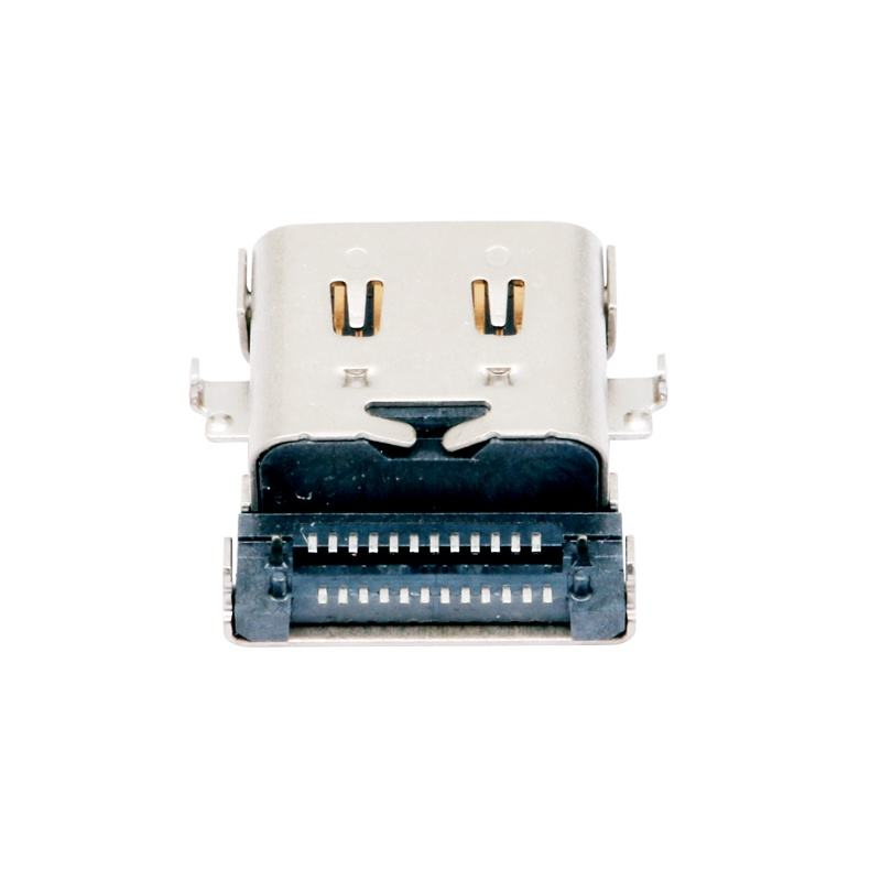 Aangepaste Type-C USB 3.2 40 Gbps waterdichte U4 24-pins SMT DIP PCB female connector verguld 5A stroom