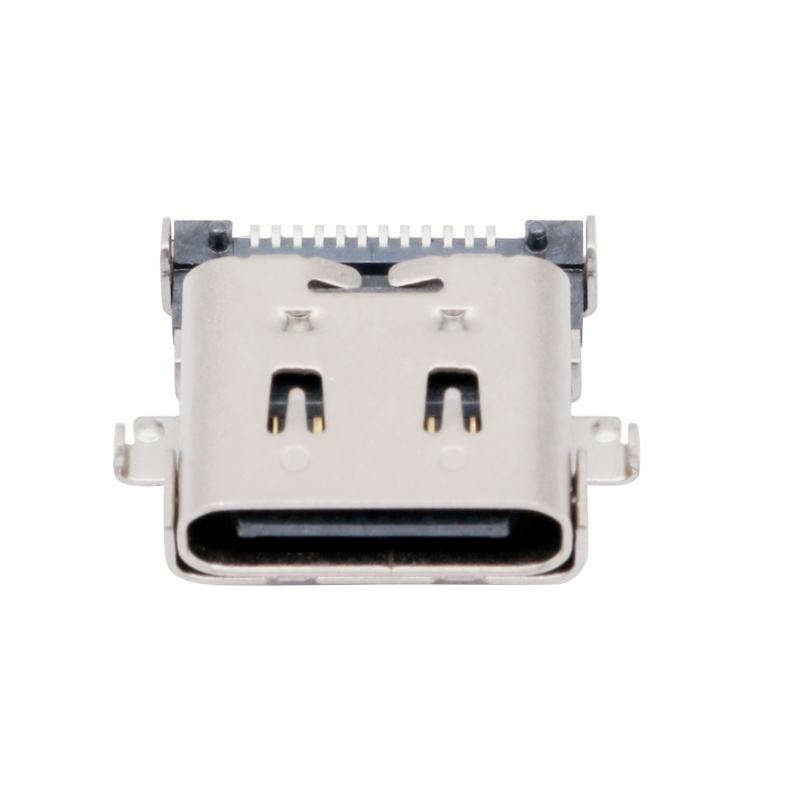 Aangepaste Type-C USB 3.2 40 Gbps waterdichte U4 24-pins SMT DIP PCB female connector verguld 5A stroom