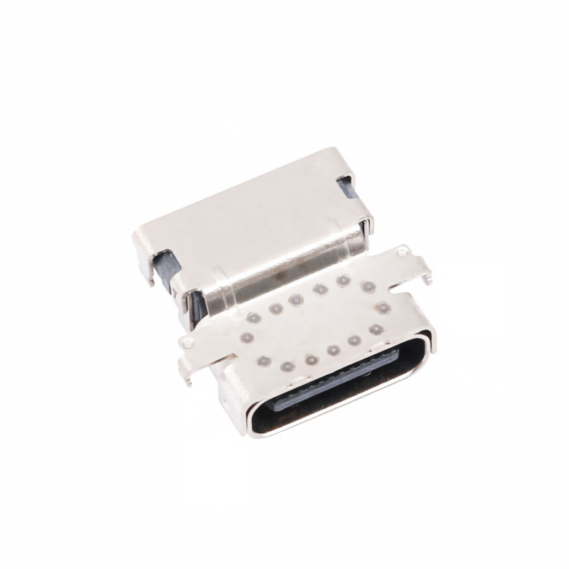 Aangepaste Type-C USB 3.2 40 Gbps waterdichte U4 24-pins SMT DIP PCB female connector verguld 5A stroom