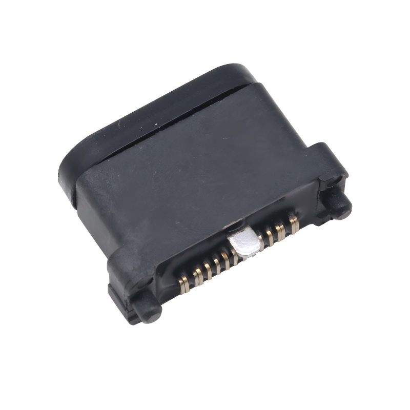 USB 3.2 Type-C 40 Gbps Waterdicht U4 Socket 24 Pin SMT DIP PCB Vrouwelijke connector Goud bekleed roestvrij staal 5A 100V AC