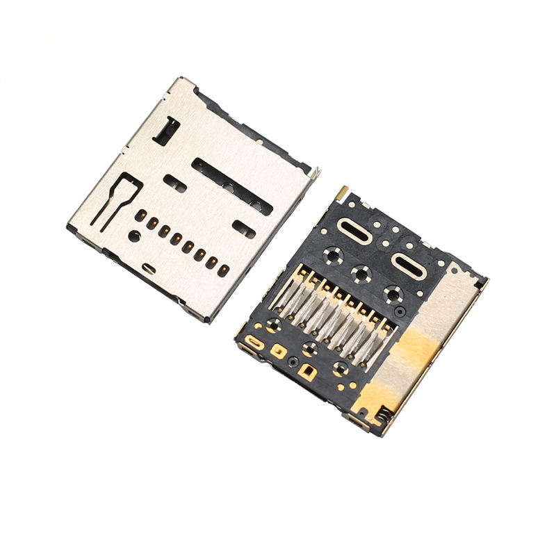 Vervanging van JAE ST11S008V4HR2000 Push-Push Type Micro SD Kaart Connector TF Kaart Slot voor Telefoon Camera - voor PCB