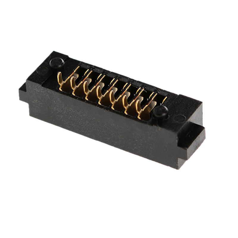 7-PIN vingerafdruk slot batterijhouder connector 2.0mm Afstand Inbreng blad PBT materiaal Fosfor Bronzen contacten