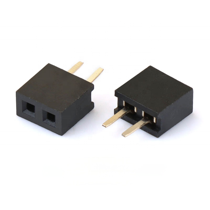 2mm 2pin Vrouwelijke Pin Header Verticale DIP Single Row 1*2P Vrouwelijke 2.0mm Pin Header Connector
