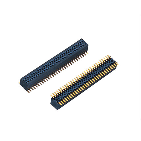 SMT Double Row Female Header 2x40 Pin 2.0mm Pitch Gold Plated PCB Connector Made of Brass