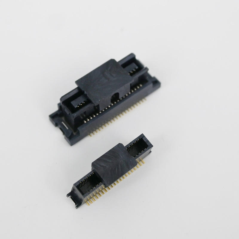 60 Pin Brass Receptacle 0.8mm Pitch BTB Female Dual Row 0.031
