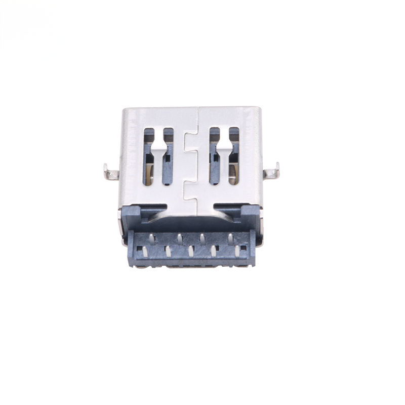 USB3.0AF 90 Degree Reverse Sinking Plate 1.36H Two-Pin Smart Connector Factory Compatible Molex TE JAE Connector for Wearables