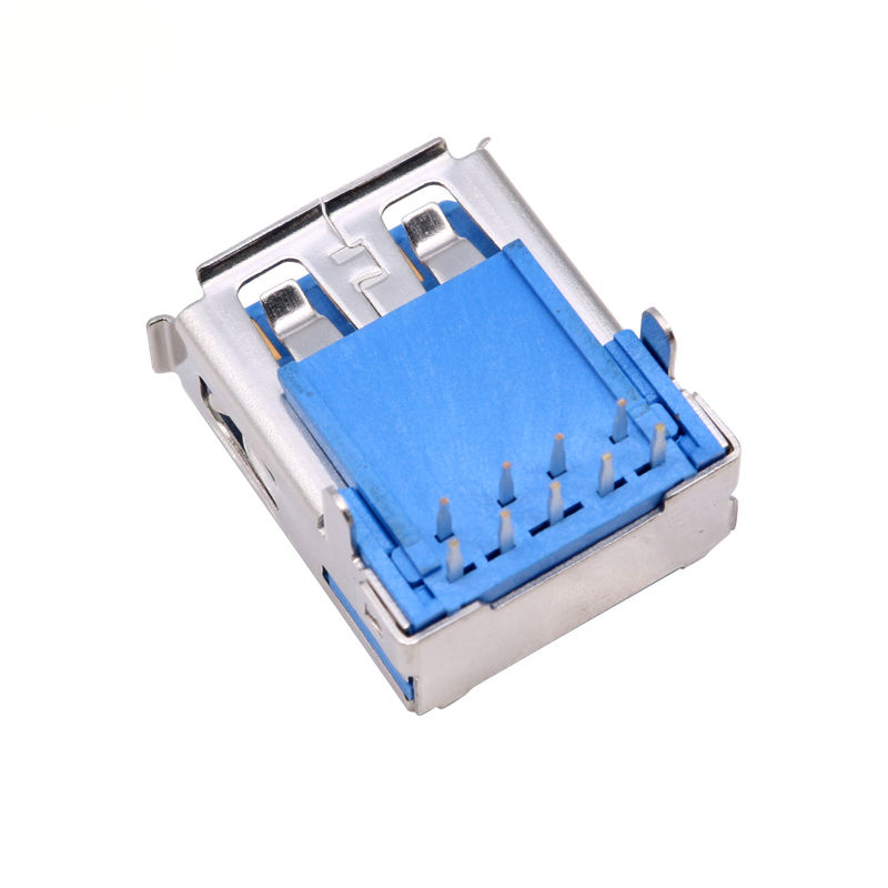 USB Type AB 6-Pin female Port Connector Solder Jacks Adapter