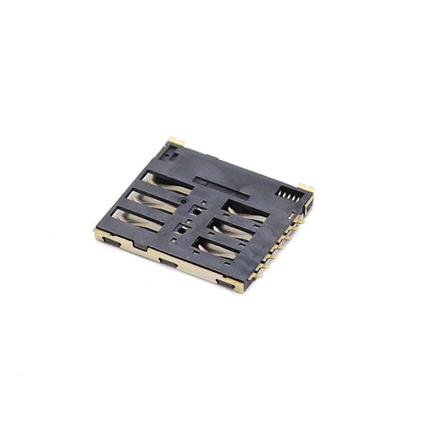 Nano Type 6 de Duwduw Sim Connector For Moblie Phone van Pin Sim Kaart Connector LCP