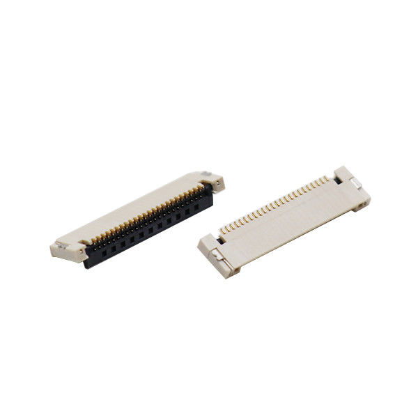 Dubbele de Precisieffc FPC Schakelaar van het Bodemcontact 1.2mm Hoogte met Flip Lock