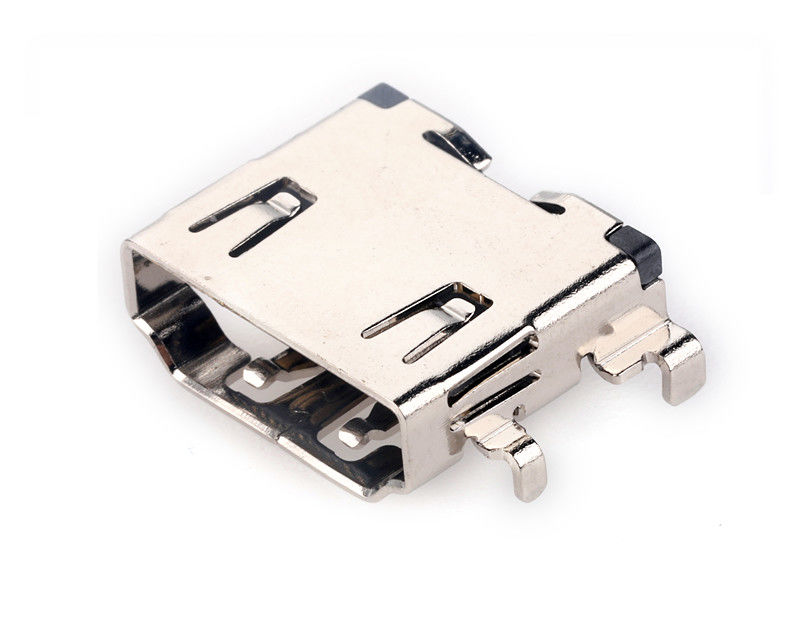 Onder Raadscontactdoos 19 de Kabelschakelaars 1.8mm van PCB HDMI van de Speldonderdompeling Vrouwelijke voor TV