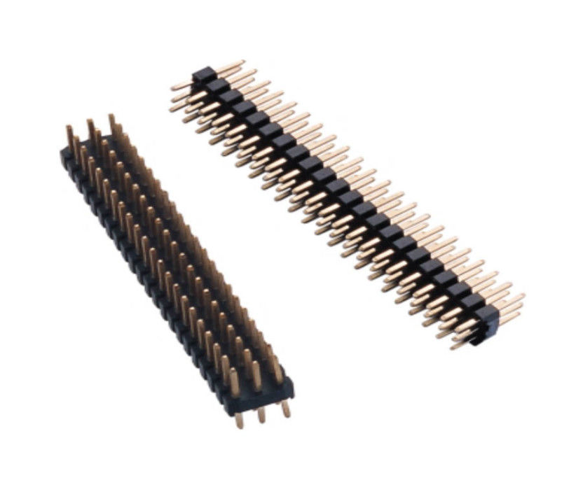 Drievoudige Rij 2,54 Mm Pin kop Dip 2 Industrie van Pin Mannelijk kop Connector For PCBA