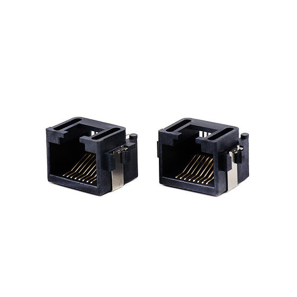 Het dalende Medio Type zet RJ45-van de de Schakelaar Vrouwelijke Modulaire Hefboom van PCB de ONDERDOMPELINGS Rechte hoek op