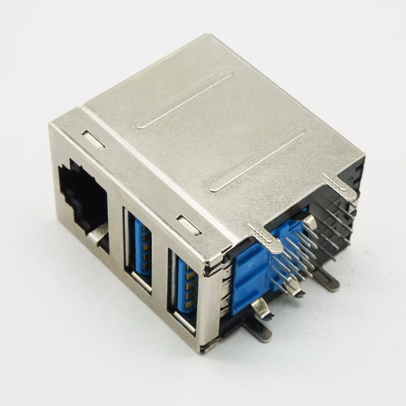 PBT Combo USB 3,0 180 Graadrj45 Schakelaar voor LAN Ethernet Network
