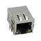 Enige Haven Tab Down 8 de Schakelaar van PCB van Pin FeMannelijk RJ45 met Filter Ethernet