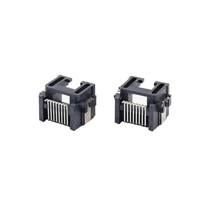 5A Current Rating Wafer Box Connector with Solder Termination Style -40 To 85 Degrees Celsius Temperature Range
